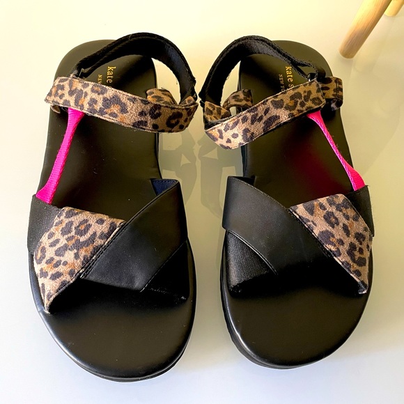 KATE SPADE “Dotty” Sandal In Taupe/ Black - Picture 3 of 11